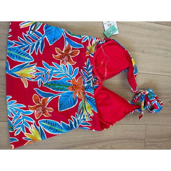 Sunsets Heidi Underwire Halter Tankini Top - Size Small - NWT - Picture 6 of 9